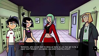 Danny Phantom's goth friend masturbates in Amity Park