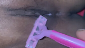 Indian Teen Indulges In Hair Removal And Masturbation