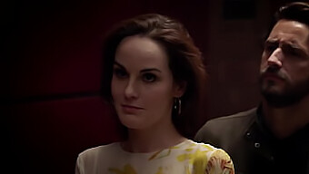 Kızıl Saçlı Bomba Michelle Dockery'Nin Baştan Çıkarıcı Çıkışı Softcore Olarak