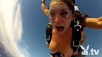 Sadece Txxx.Com'Da Üyeler Için Heyecan Verici Bir Skydiving Macerası