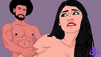 Desi Indian Milf Mia Khalifa'S Big Booty Gets The Bbc Treatment In This Animated Porn Video