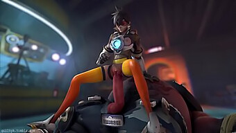 Pertemuan Panas Tracer Dan Roadhog Dalam Video Animasi Overwatch Dengan Suara Yang Menggoda