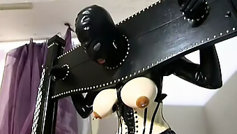 مراهقة ترتدي اللاتكس تُربط وتُذل في مشهد Bdsm