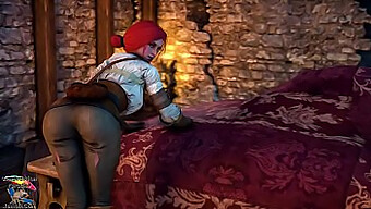 A Sensual 3d Experience With Triss Merigold In A Winter Wonderland