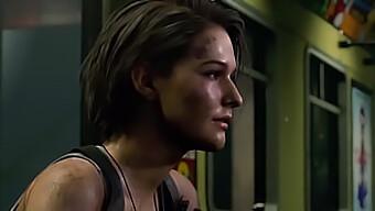 La Rencontre Intense De Jill Valentine Avec Un Partenaire Bien Membré Dans Une Vidéo D'Animation 3d